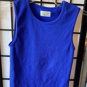 Athleta royal blue sweater shell